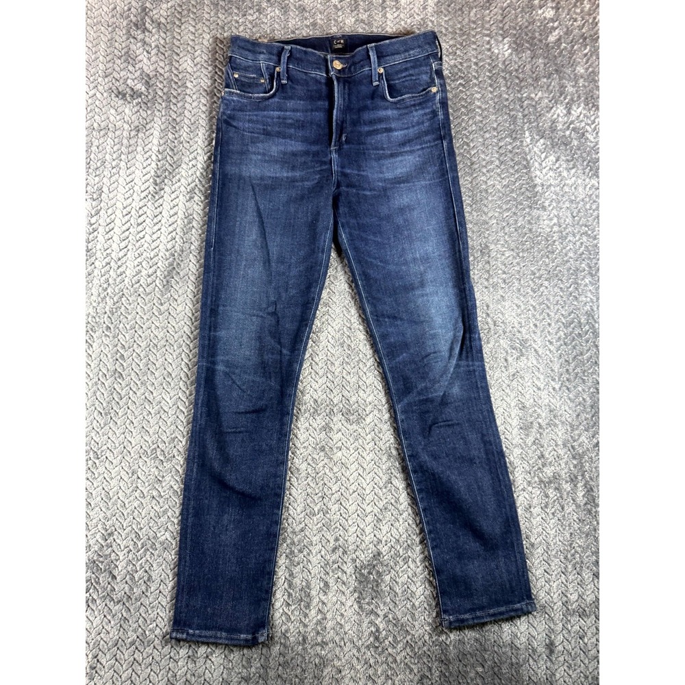 Citizens of Humanity Skinny Jeans Womens 29 Blue Denim Cotton Pockets Mid Rise
